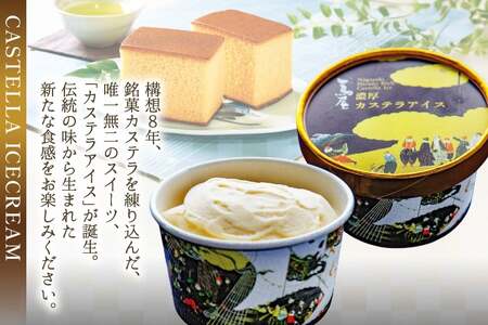 アイス スイーツ 個包装 カステラアイス 110ml 6個 [つたや總本家 長崎県 平戸市 hr42bgy410201]