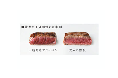 [大人の鉄板] 4.5mmの厚みが素材の旨みを引き出す フライパン26cm（蓋付き）&ナイフ・フォークセット 燕三条製フライパン 【055P013】