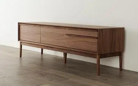 大川家具 レフライン 150cm テレビボード 収納 天然木ウォールナット 野中木工所
