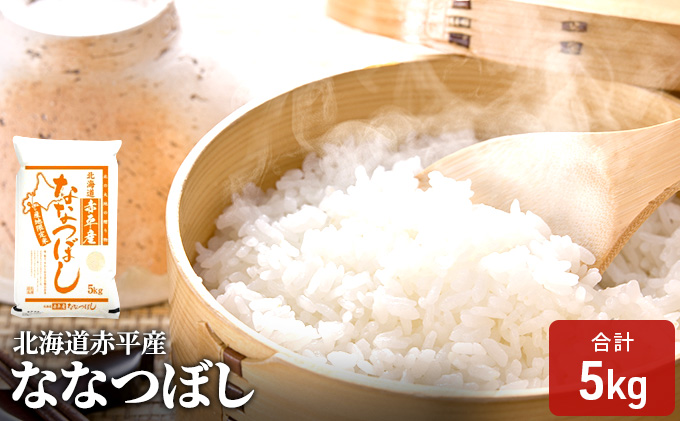 【先行予約2025年産米・11月上旬より順次出荷】先行予約 新米 北海道赤平産 ななつぼし 5kg 精米 米 北海道 お米 ふるさと納税 