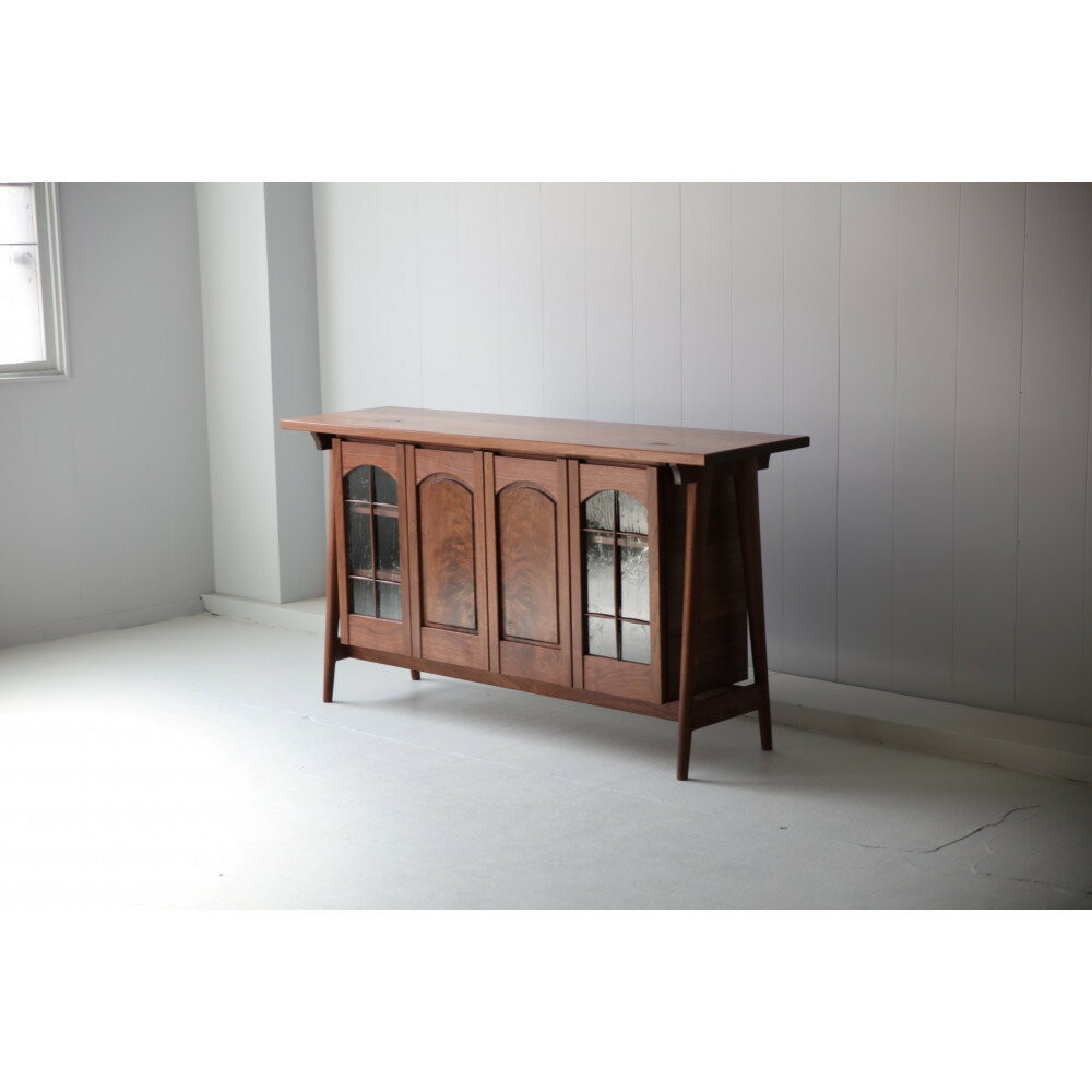 【ふるさと納税】サイドボード ウォールナット 北海道 MOOTH インテリア 手作り 家具職人 ローボード リビングボード | 江別市 北海道 ウォールナット サイドボード MOOTH インテリア デザイン 収納家具 おしゃれ 木製 家具 通販 ふるさと納税