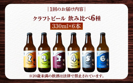 【12回定期便】 クラフトビール 104 BREWERY 6種 飲み比べセット 330ml 全72本 【104 BREWERY】　土岐市 地ビール beer お酒[MGO004]