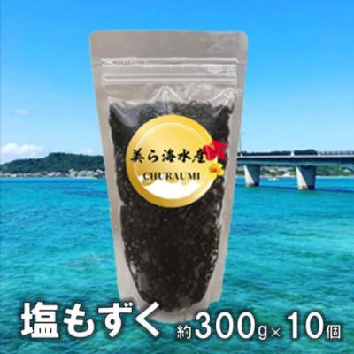ふるさと納税 うるま市 【美ら海水産】塩もずく(約300g×10パック入り)
