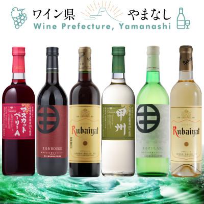 ふるさと納税 山梨県 山梨ワイン リラックス 飲み比べ 6本セット
