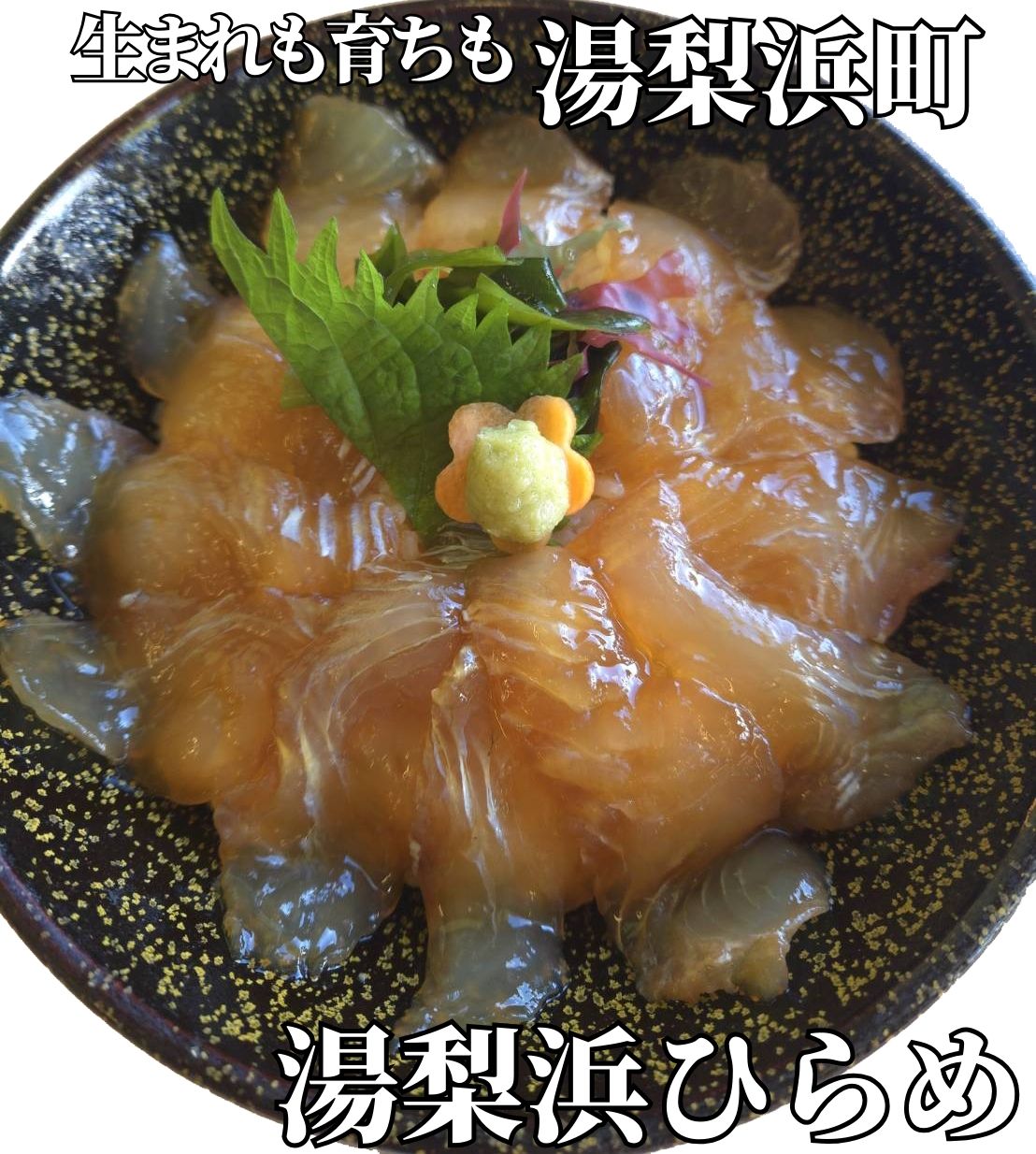 【ふるさと納税】湯梨浜ひらめの元気漬丼セット