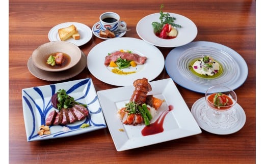 鉄板焼「知喜多」クリスマスコース【２名様体験チケット】