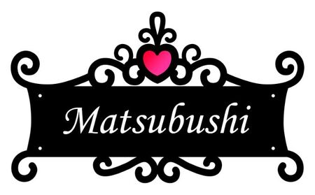 ハートのティアラを冠したネームプレート（パターンB） アルミ製表札 表札 自宅 店舗 お店 