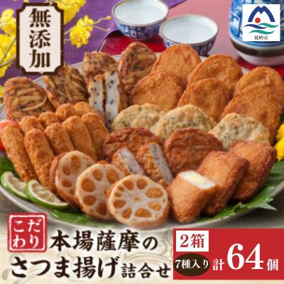 ふるさと納税 枕崎市 無添加 甘さ控えめ 本場薩摩のこだわりさつま揚げ詰合せ　2セット分 B3-112