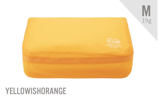【TO&FRO】軽すぎるポーチ ORGANIZER AIR【Mサイズ・イエローイッシュオレンジ】
