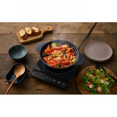 ふるさと納税 大河原町 IHクッキングヒーター鍋セット IHKP-T39220-Bブラック 1000W[53751923] |  | 02