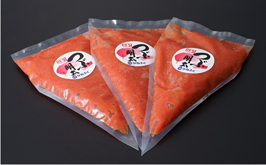 かねふく1.5kg チューブ明太子　500g×3【明太子 めんたいこ かねふく 魚介類 家庭用 お取り寄せグルメ ご飯のお供 お取り寄せ お土産 九州 ご当地グルメ 福岡土産 取り寄せ グルメ 福岡県 筑前町 FF011】