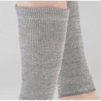 ふるさと納税 泉大津市 天然の美容繊維　シルクコットン薄手足首ウォーマー　フリーサイズ　グレー　H-LW1201 |  | 02