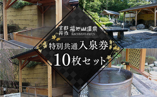 
＜福知山温泉＞特別共通入泉券10枚セット ふるさと納税 福知山温泉 温泉 京都府 福知山市
