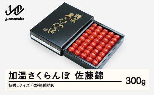 【先行予約】 加温 さくらんぼ 佐藤錦 特秀Lサイズ 300g 5月上旬~5月下旬頃発送 プレゼント ギフト 化粧箱鏡詰め 令和8年産 2026年産 ハウス ハウス栽培 山形県産 ns-sntlx300