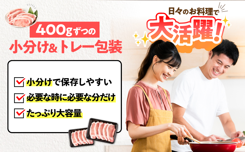 鹿児島県産豚肉ロースカツ用 3.2kg セット　KN165-009