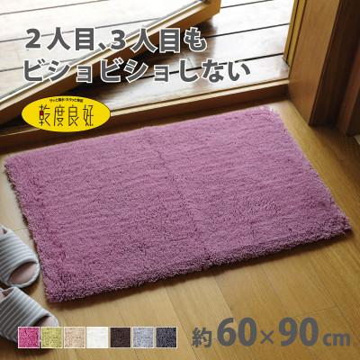 ふるさと納税 海南市 乾度良好 Dナチュレ バスマット 約60×90cm ローズピンク 吸水速乾 裏面すべり止め加工