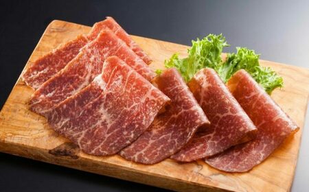 佐賀県産和牛生ハム（赤身モモ）計120g （40g×3パック） / 生ハム 生ハム 生ハム 生ハム 生ハム 生ハム 生ハム / 佐賀県 [41AECT019]