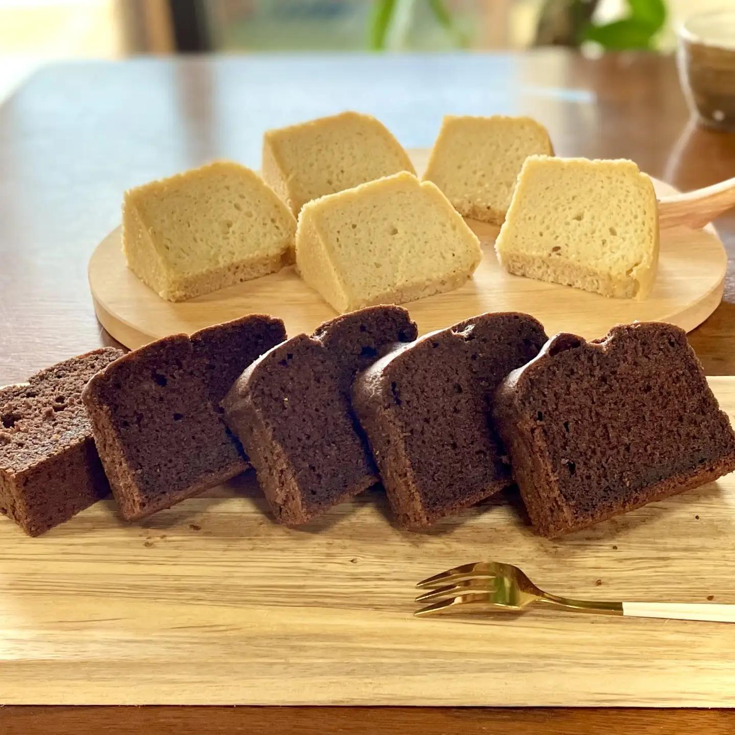 米粉ガトーショコラ＆シフォンケーキセット / グルテンフリー ヴィーガン ケーキ スイーツ / 佐賀県 / 株式会社santecafeまる[41AHAF011]