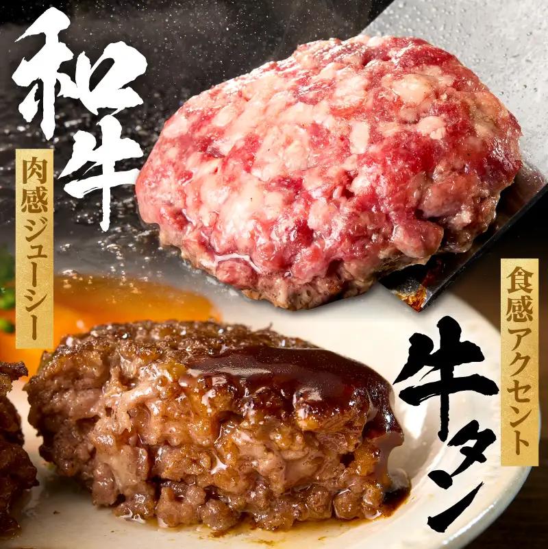 牛タン入り 生ハンバーグ 10個 【10月発送】 ハンバーグ