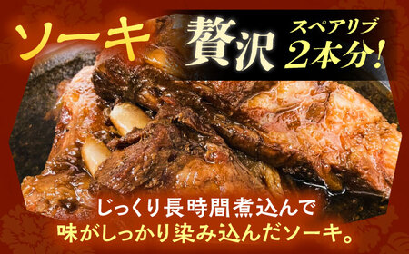 炙りソーキそば (2人前) 沖縄そば おきなわそば ソーキそば お土産 ギフト おすすめ 沖縄市 / みやんち STUDIO＆COFFEE[BCCX005]