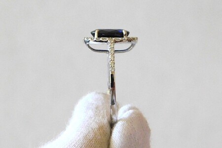 【ふるなび限定】【一点もの】Pt950　サファイア（2.011ct）ダイヤモンドリング　M27　K06159-H　FN-Limited-SP