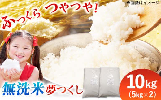 【令和7年産】無洗米夢つくし 10kg（5kg×2袋）米 お米 こめ コメ 無洗米 夢つくし ゆめつくし ユメツクシ コシヒカリ キヌヒカリ 国産 新米 白米 ごはん ご飯 もちもち 福岡県産 SDGs 広川町[AFCE001]