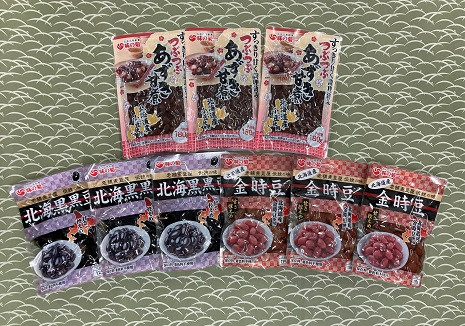 
A002-23 北海道産煮豆3種セット
