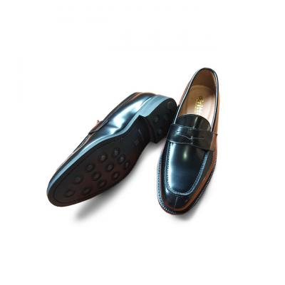 ふるさと納税 新潟市 0319牛革 マッケイ製法トラッドシューズ8802BL サイズ25.5cm[54077069] |  | 01