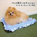 【ふるさと納税】ペット用 クールクッション 静電気防止生地使用 オールシーズン対応 猫用 犬用 かわいい ペットクッション 洗濯可 愛犬 愛猫 オリジナルデザイン　茅ヶ崎市