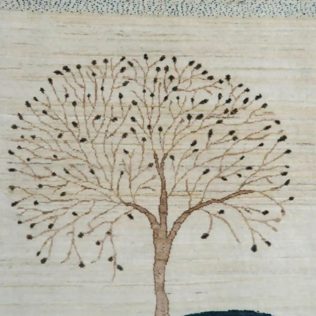  【限定1品】ギャッベ ルリバフ 123×78cm