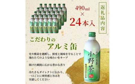 【山口のお茶】小野茶 大(490ml) 24本入り お茶 ケース 箱