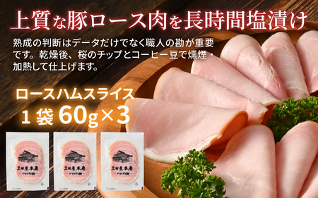 【お試しセット】 三田屋本店ロースハム詰合せ