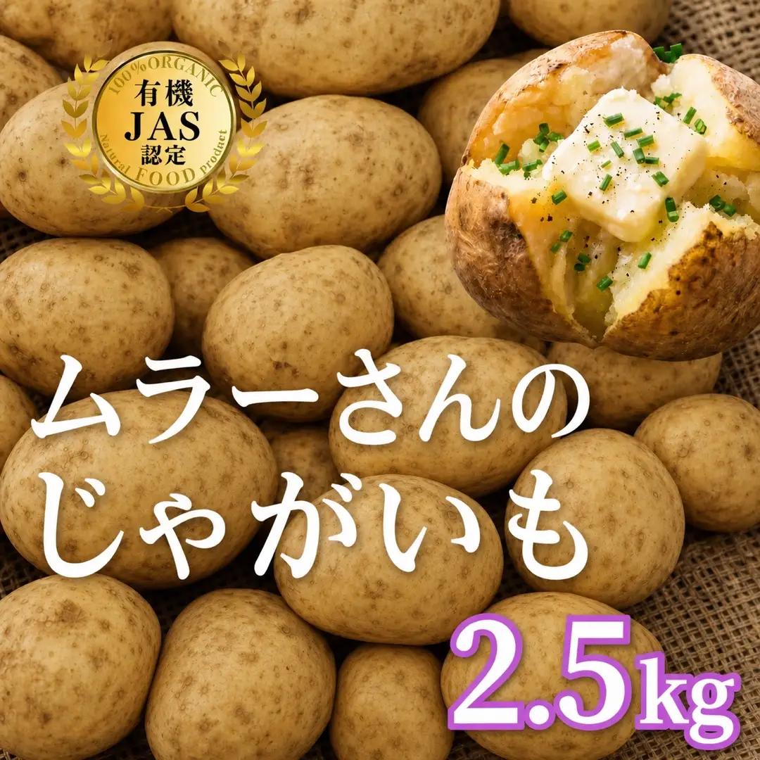 海士町産 じゃがいも 2.5㎏ 有機野菜 オーガニック