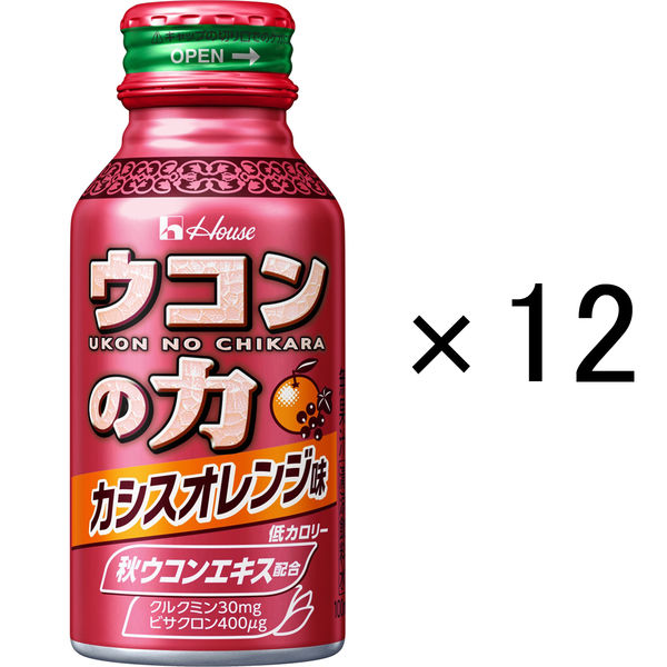 【ふるさと納税】ウコンの力　カシスオレンジ味　2パック 12缶 ハウスウェルネスフーズ 飲料 ドリンク ウコンの力 ウコン ウコンエキスドリンク 飲み会 お酒 二日酔い 兵庫県 伊丹市