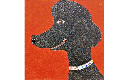 アーティストが『愛しいペットのポートレート』描きます 6号サイズ スクエア 410×410mm