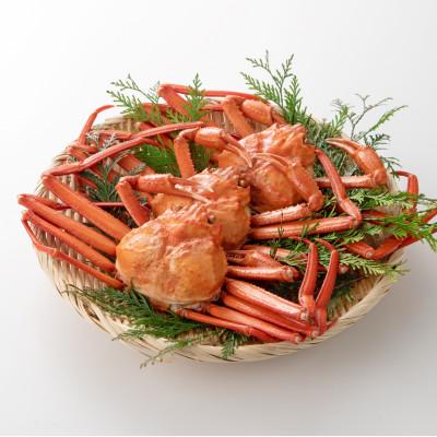 ふるさと納税 佐渡市 【2026年4月先行受付】新潟県佐渡島直送!『冷凍』 浜茹で紅ズワイガニ(400g×3杯) |  | 02