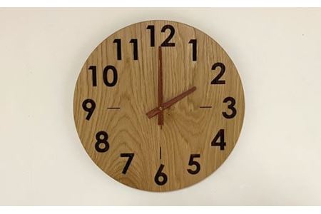 wood clock 330OK　壁掛け時計 時計 壁掛け 木製 無垢材 インテリア