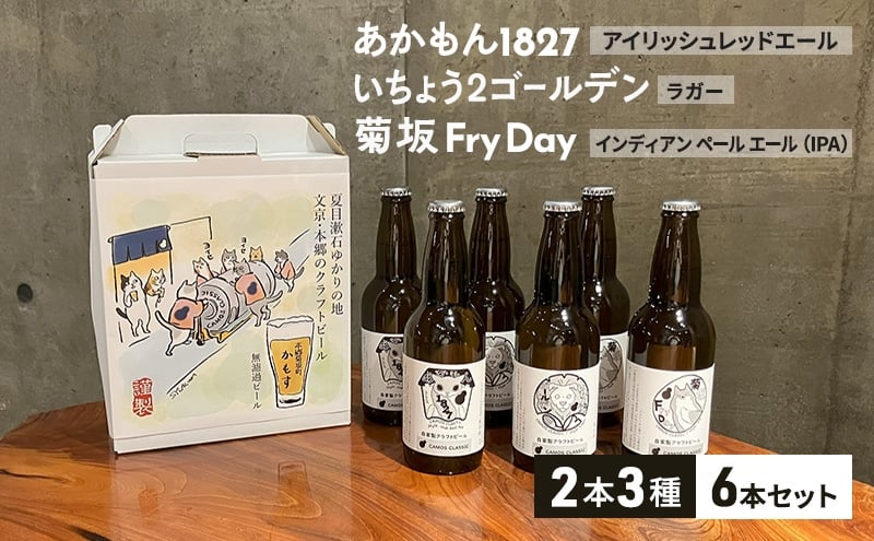 
            クラフトビール 無濾過クラフトビール飲み比べ3種6本セット ビール お酒 酒 アルコール 飲み比べ 本郷 無濾過 厳選素材 文京区 東京都 [№5338-0293]
          