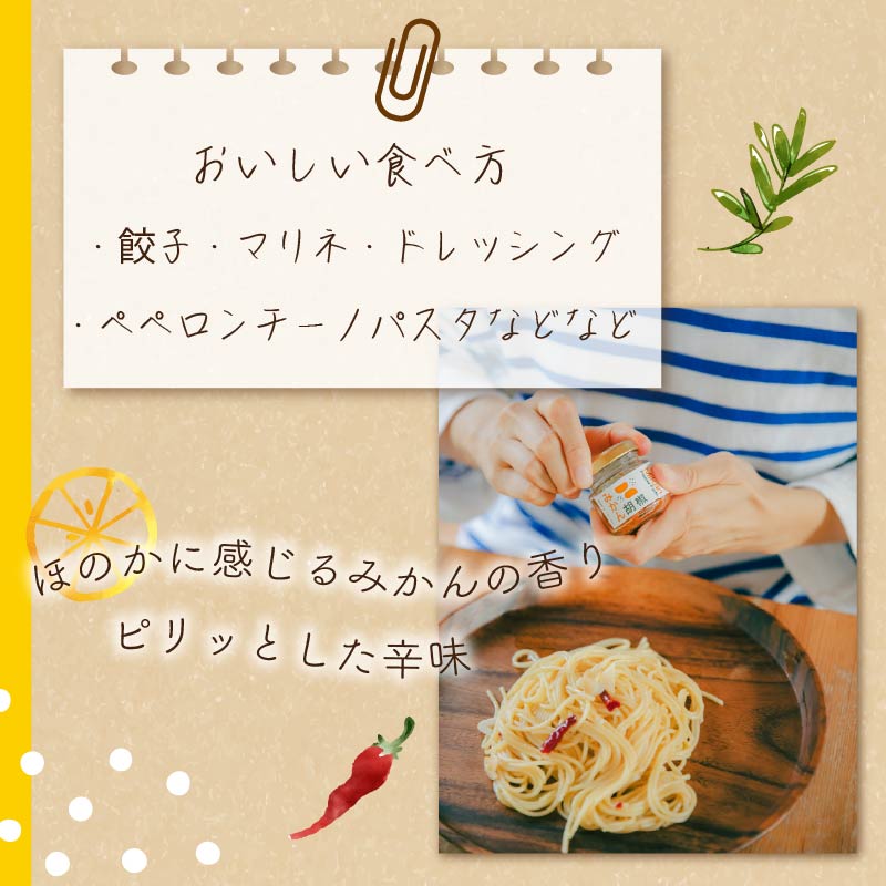 調味料 みかん胡椒 3個 (120g) 胡椒 こしょう 料理 洋食 パスタ 和食 みかん 甘夏みかん 小分け 唐辛子 海塩 フードロス アップサイクル 蓮台寺 伊豆 下田 静岡県 下田市 NEED U