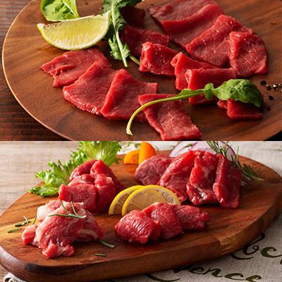 ふるさと納税 山鹿市 「熊本特産」赤身馬刺し3種とネギトロの詰め合わせ |  | 02
