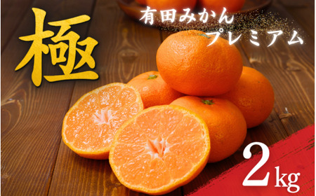 みかん 有田みかんプレミアム 約2kg【光センサー 高糖度選別品】2S～Lサイズ みかん 【nuk154G】