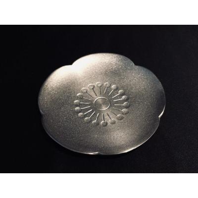 ふるさと納税 芦屋町 芦屋鋳物 錫製「福梅皿」