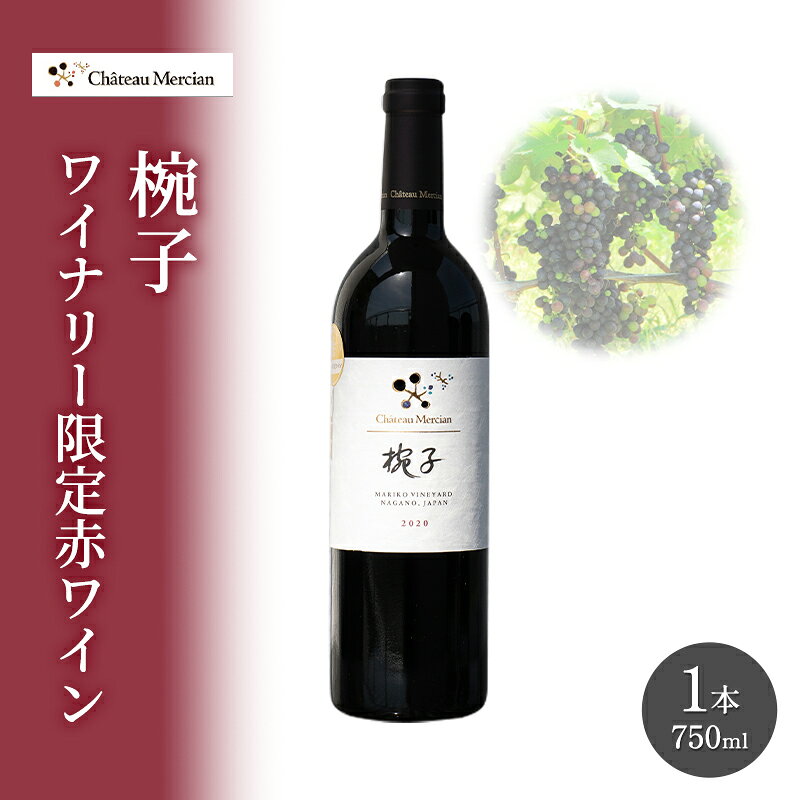 【ふるさと納税】酒 限定 赤ワイン 750ml シャトーメルシャン椀子ワイナリー お酒 アルコール ワイナリー限定品 カシス プルーン ブラックチェリー オーク樽 ヴァニラ チョコレート 陣場 晩酌 家飲み 宅飲み お祝い 記念日 信州 長野 長野県上田市 ギフト 贈り物 プレゼント