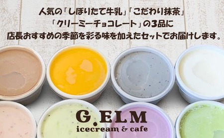 G.ELMの 淡路島の絶品手作りアイスクリームセット