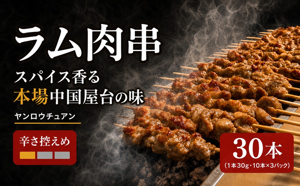ラム肉串（ヤンロウチュアン）30本 S40100301