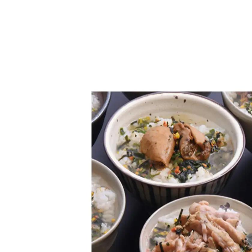 たらこ茶漬けとたらこ釜めし