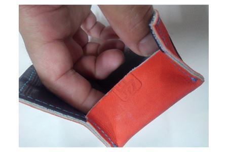 No.040 野球グローブの革製！小さなコインケース RBS