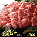 【ふるさと納税】【定期便5回】くまもと黒毛和牛 焼肉用 500g 肉 お肉 おにく 国産牛 牛肉 黒毛和牛 ブランド牛 焼き肉 焼肉 グルメ 熊本県産 冷凍 定期便 毎月届く 毎月 定期 5回 送料無料