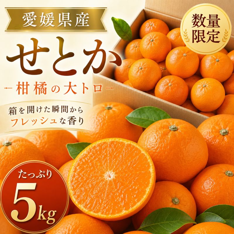 【ふるさと納税】 せとか 約5kg 家庭用 【2027年2月中旬頃から順次発送】 | みかん 愛媛 セトカ 愛媛三大高級柑橘 ( 紅まどんな 甘平 せとか ) のひとつ 柑橘 ミカン かんきつ mikan フルーツ 果実 果物 蜜柑 オレンジ orange デザート お取り寄せ 送料無料 松山市 愛媛県