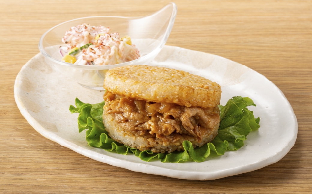 
                  【 松屋フーズ 】 豚生姜焼きバーガー 10個入 1,200g ( 1個 120g ) 生姜焼き 豚生姜焼 バーガー ライスバーガー お肉 肉 ニク にく 豚肉 豚 おかず 軽食 食事 夜食 昼食 夕食 冷凍 電子レンジ
                